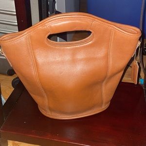 Vintage Coach Minimalist Mini Shopper Brown